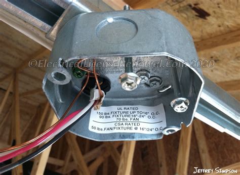 how much weight can a junction box hold|ceiling junction box weight.